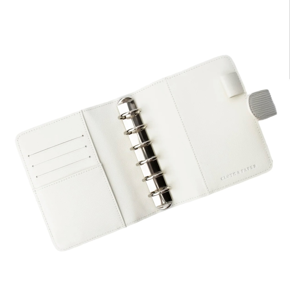 Cloth & Paper Leather Contoured Pocket Size Planner